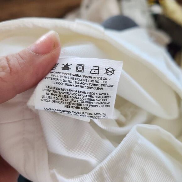 Nike Womens White High-Rise Dri-Fit Golf Tour Performance Bermuda Shorts Size 10 - Picture 10 of 10